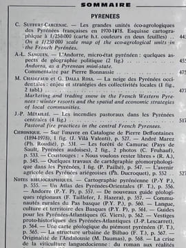 REVUE GEOGRAPHIQUE DES PYRENEES ET DU SUD-OUEST - Tome 49 Fascicule 4 - Octobre 1978. Collectif