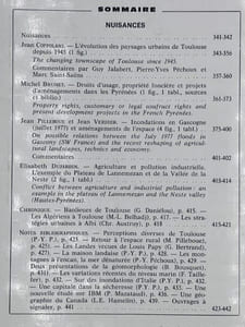 REVUE GEOGRAPHIQUE DES PYRENEES ET DU SUD-OUEST - Tome 49 Fascicule 3 - Juillet 1978