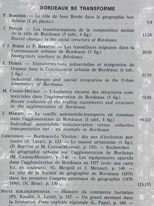 REVUE GEOGRAPHIQUE DES PYRENEES ET DU SUD-OUEST - Tome 49 Fascicule 1 - Janvier 1978