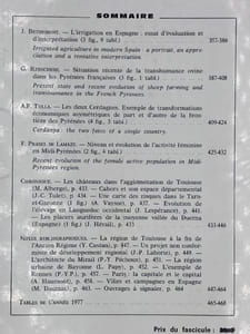 REVUE GEOGRAPHIQUE DES PYRENEES ET DU SUD-OUEST - Tome 48 Fascicule 4 - Octobre 1977