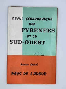 REVUE GEOGRAPHIQUE DES PYRENEES ET DU SUD-OUEST - Tome 41 Fascicule 1 - Janvier 1970. Collectif