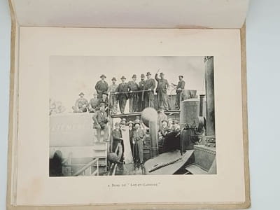 Bordeaux - Castets-En-Dorthe à bord du Lot & Garonne 6 mai 1900