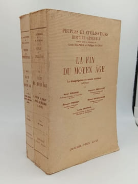 LA FIN DU MOYEN ÂGE. Tome 1 La désagrégation du monde médiéval (1285-1453) - Tome 2 L'annonce des temps nouveaux (1453-1492). Pierren Henri - Renaudet ...