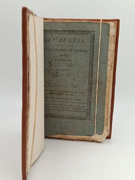 Annuaire du Département du Gers pour l'année 1827, avec le système Toaldo orné d'une gravure . Gers - Auch