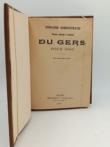 Annuaire Administratif statistique, historique et commercial du Gers pour 1949