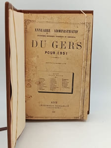 Annuaire Administratif statistique, historique et commercial du Gers pour 1951