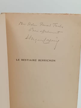 Le Bestiaire berrichon . LAPAIRE Hugues - RABIER Benjamin