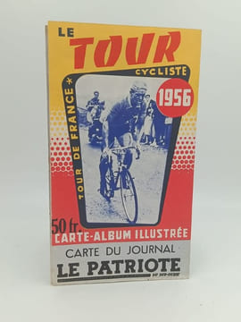 CARTE ALBUM ILLUSTREE. Carte du journal Le Patriote du Sud-Ouest - Tour de France Cycliste 1956. Cyclisme - Tour de France