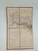 CARTE DE LA CHAINE DES PYRENEES Fronti&egrave;re rectifi&eacute;e. D&eacute;partements Fran&ccedil;ais et Provinces Espagnoles limitrophes. Euax Min&eacute;rales. Routes Itin&eacute;raires. ...