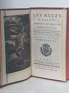 Les Nuits Traduites de l'anglois par M. Le Tourneur