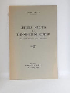 Lettres inédites de Théophile de Bordeu (Année 1746 : Deuxième séjour à Montpellier)