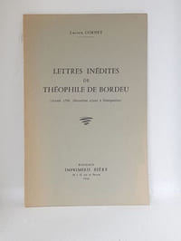 Lettres inédites de Théophile de Bordeu (Année 1746 : Deuxième séjour à Montpellier)