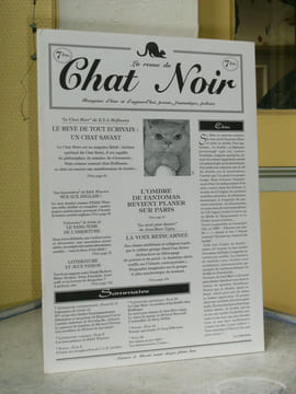 LA REVUE DU CHAT NOIR N°3 Bouquins d'hier et d'aujourd'hui, poésie, fantastique, policie. SANTIAGO-RODRIGUEZ Luc - COLLECTIF - [Fantomas] 