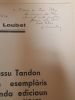 Ounte Moussu Tandon dedica lous esemplàris de la segounda edicioun de sas Fablas (1813). [Félibrige] - LOUBET Jousé
