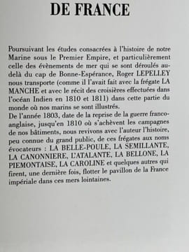 Marins de l'Isle de France (1803-1810).  - [Marine - Normandie - Cherbourg] - LEPELLEY Roger