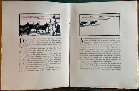  Lou Bestio di Vacarès. La Bête du Vaccarès. Illustrations de Hermann Paul.. ( HERMANN PAUL) - ARBAUD Joseph d'.