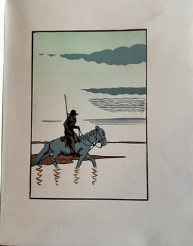  Lou Bestio di Vacarès. La Bête du Vaccarès. Illustrations de Hermann Paul.. ( HERMANN PAUL) - ARBAUD Joseph d'.