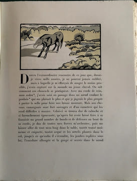  Lou Bestio di Vacarès. La Bête du Vaccarès. Illustrations de Hermann Paul.. ( HERMANN PAUL) - ARBAUD Joseph d'.