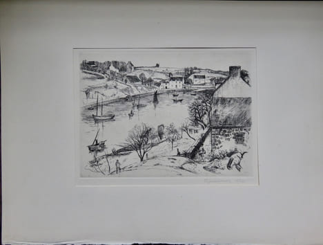 Eugène Corneau. Dix Estampes originales présentées par Jean Alazard.. (DESSIN ORIGINAL) - CORNEAU Eugène.