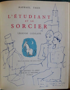 L'Etudiant et le sorcier. Légende catalane. Illustrations de Gruau sala.