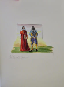 Louis XIII et Richelieu. Illustré par Jean Gradassi “ le Miniaturiste“.