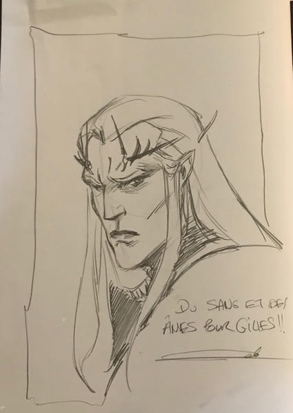 ELRIC. 1. Le Tr&ocirc;ne de Rubis. Adaptation et sc&eacute;nario Julien Blondel, Dessin et couleur Didier Poli, Robin Recht, Jean Bastide d'apr&egrave;s l'oeuvre de ...