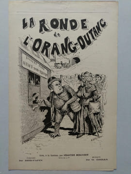 Ensemble de 3 rares partitions, Suppléments au journal Le Pioupiou (ou publiées par).. (CHANSONS) - Général BOULANGER.