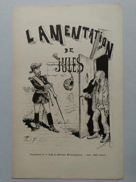 Ensemble de 3 rares partitions, Suppléments au journal Le Pioupiou (ou publiées par).. (CHANSONS) - Général BOULANGER.