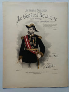 2 partitions illustrées sur le général Boulanger.