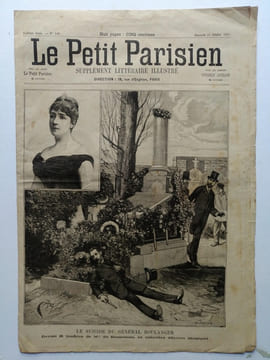 Ensemble de journaux, articles divers sur le Général Boulanger.. (Général BOULANGER) -