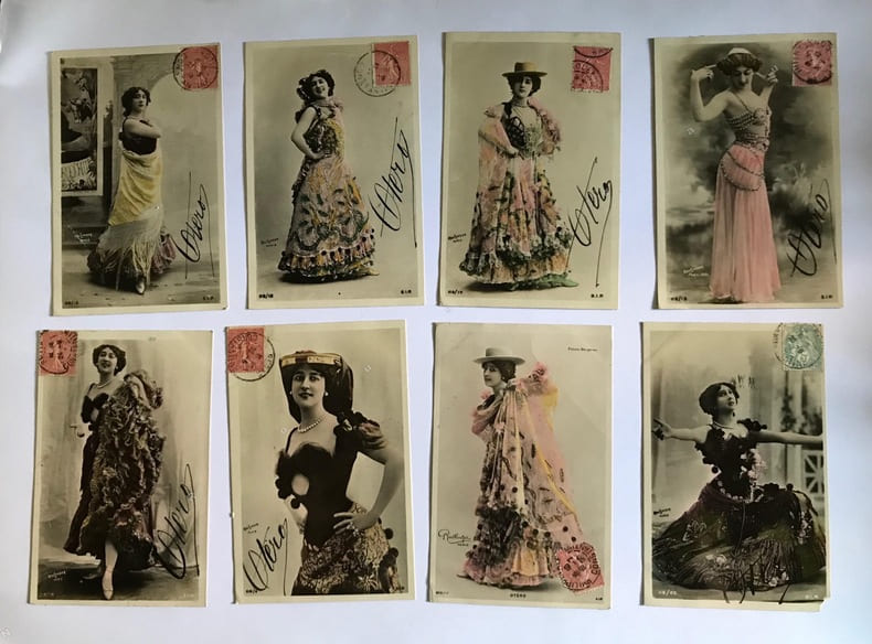 Le Belle Ot&eacute;ro.. CARTES POSTALES - REUTLINGER, photographe.
