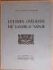 Lettres inédites de George Sand.. MOREAU DEFARGES Dr.