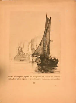Les Vagabonds de la Gloire, Campagne d'un Croiseur dans l'Adriatique. Pointes-sèches de Paul-Louis Guilbert.. (GUILBERT Paul-Louis) - LARROUY ...