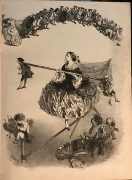 Album Gustave Nadaud.. (CHAM, BERTRAND, NANTEUIL…) - NADAUD Gustave.