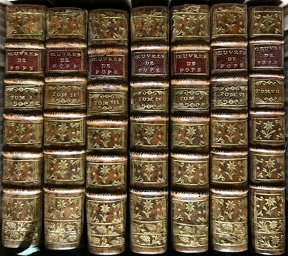 Oeuvres diverses de Pope. Traduites de l'anglois. Nouvelle édition considérablement augmentée avec de très belles figures en taille douce. . ...