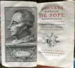 Oeuvres diverses de Pope. Traduites de l'anglois. Nouvelle édition considérablement augmentée avec de très belles figures en taille douce.        . ...