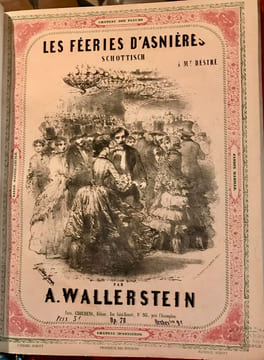 Recueil de partitions de musique de danses, pour piano, entre 1850 et 1880.. MUSIQUE -  CHANSONS - DANSES -