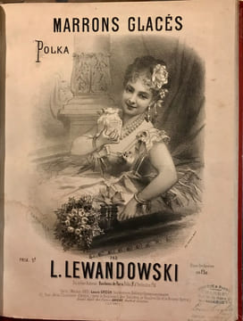 Recueil de partitions de musique de danses, pour piano, entre 1850 et 1880.. MUSIQUE -  CHANSONS - DANSES -