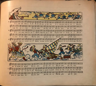 Voyez comme on danse. Chansons de Jeu et Rondes enfantines. Harmonies de Gabriel Pierné, Images de Georges Delaw. Préface de Madame Edmond Rostand.