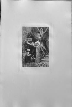 Suite de 12 eaux fortes, ayant servi à illustrer Chansons, populaires, Chansons de Salon et Chansons légères de Gustave Nadaud. ( GRAVURES) - MORIN ...