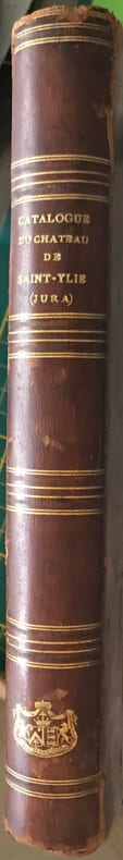 Catalogue des livres composant la bibliothèque du Château de Saint-Ylie. Fondé par Jean-Antoine de T [...], évêque de Belley et de Nevers 1745-1782. (Rédigé par M. Weiss ancien bibliothécaire de Besançon).  
