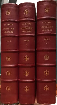 La Jérusalem délivrée traduite en vers français avec le texte Italien en regard par A. H. Lechat.. LE TASSE - LECHAT A. H. 