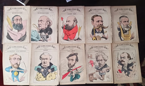 Les Hommes d'aujourd'hui - Dessins de Gill, (puis Demare.) Textes de Félicien Champsaur, puis Verlaine et altr.. Les Hommes d'aujourd'hui - ...