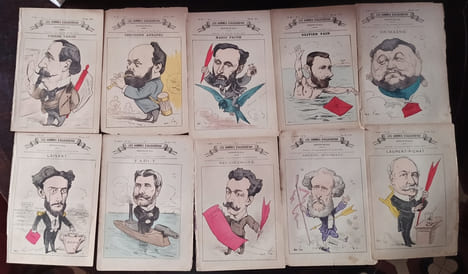 Les Hommes d'aujourd'hui - Dessins de Gill, (puis Demare.) Textes de Félicien Champsaur, puis Verlaine et altr.. Les Hommes d'aujourd'hui - ...