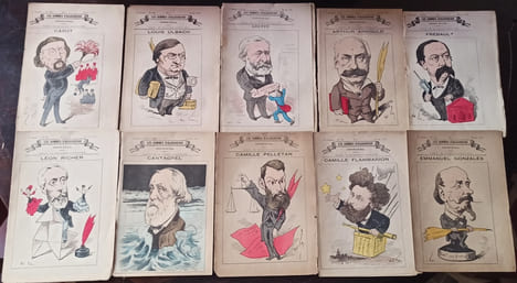 Les Hommes d'aujourd'hui - Dessins de Gill, (puis Demare.) Textes de Félicien Champsaur, puis Verlaine et altr.. Les Hommes d'aujourd'hui - ...