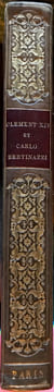 Clément XIV et Carlo Bertinazzi, correspondance inédite. Troisième édition, augmentée de notes historiques, d'une lettre retrouvée... . (LATOUCHE ...