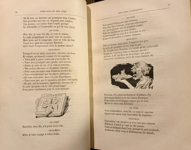 Gros-jean et son curé. Dialogues satiriques sur l'Eglise suivis de notes justificatives; avec une préface de son ami E. de Beauvais. Illustré d'environ 200 magnifiques dessins par Alfred Le Petit.