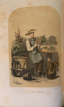 Les enfants peints d'après nature par MM. Jules Bozérian, Alfred des Essarts, Jules Rostaing, R. Valaisa, Mmes Louis Leneveux, Elise Voïart,etc. ...