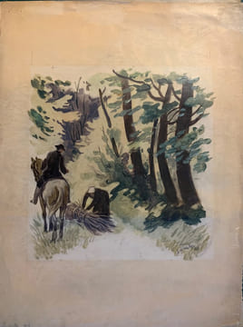 La Mare au diable illustrée de trente-neuf illustrations par Pierre Gandon gravées sur bois par Gilbert Poilliot. Deux desso. GANDON Pierre - SAND ...