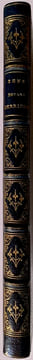  Sens devant derrière. (Sans lieu), Sur l'imprimé de Beloeil, (1867); 1 volume in- 16 de (4) – VII -75pp.- (1) f.Plein maroquin bleu, triple filet ...
